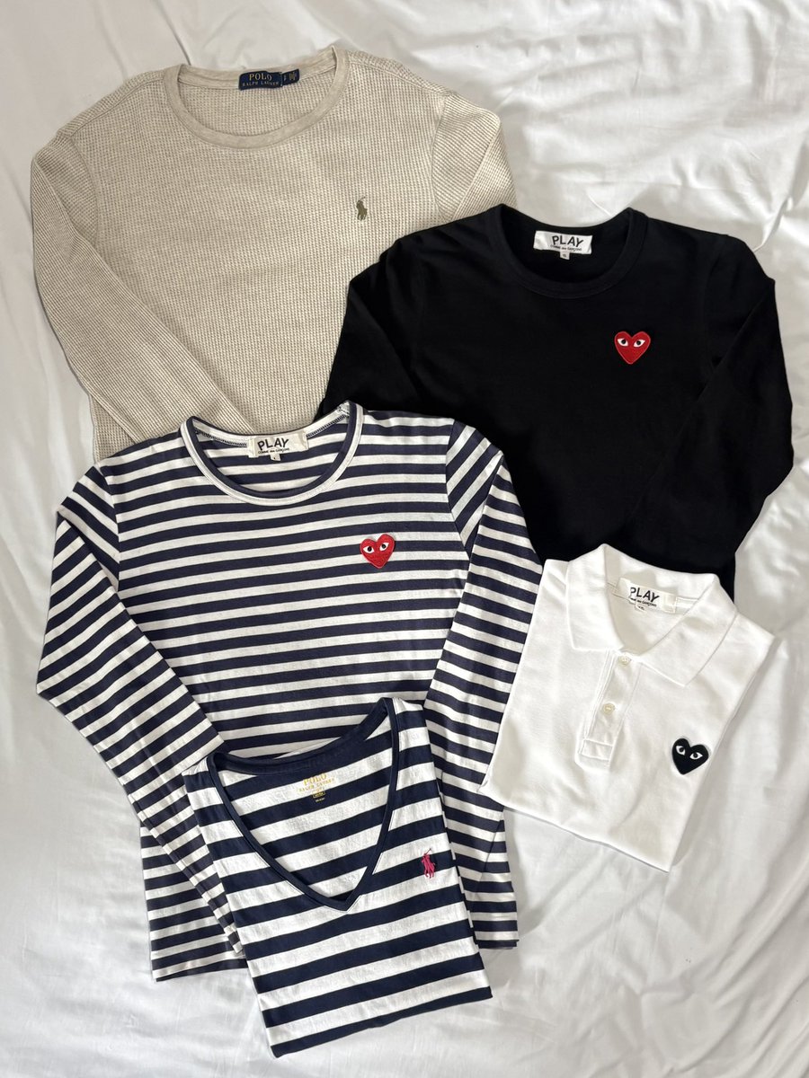strrrie's tweet photo. New drop < 3
Polo , Bape , Cdg♥️play
( รับประกันของแท้ 100% ทุกชิ้น )

🕗drop 23/10 | 20.00 pm
รีโพสต์ , ปัก ส่งฟรี🫸🏻🫷🏻

#ส่งต่อเสื้อผ้า #ส่งต่อpolo https://t.co/Xle2KBpc0G