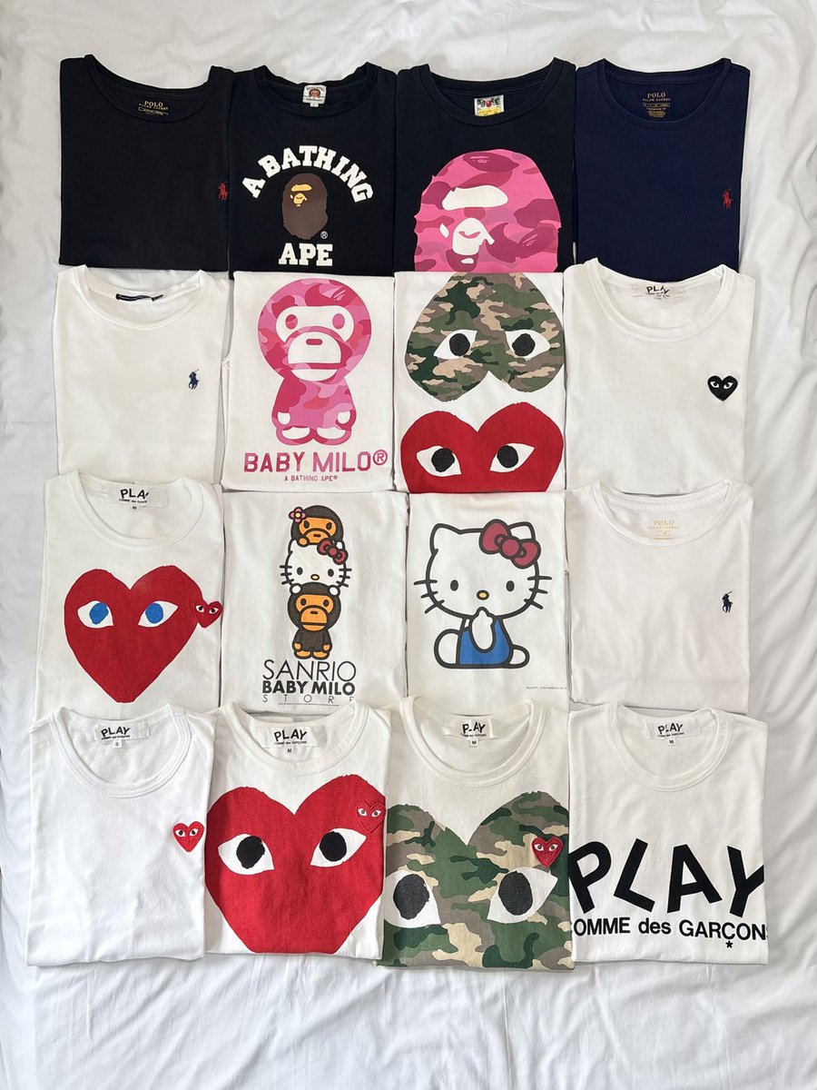 strrrie's tweet photo. New drop < 3
Polo , Bape , Cdg♥️play
( รับประกันของแท้ 100% ทุกชิ้น )

🕗drop 23/10 | 20.00 pm
รีโพสต์ , ปัก ส่งฟรี🫸🏻🫷🏻

#ส่งต่อเสื้อผ้า #ส่งต่อpolo https://t.co/Xle2KBpc0G