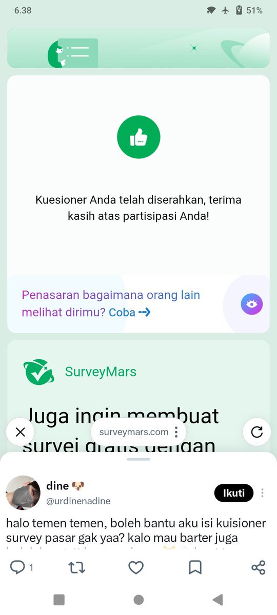 meaflois's tweet photo. @urdinenadine Done ya kakkk https://t.co/96qbGNVvwQ