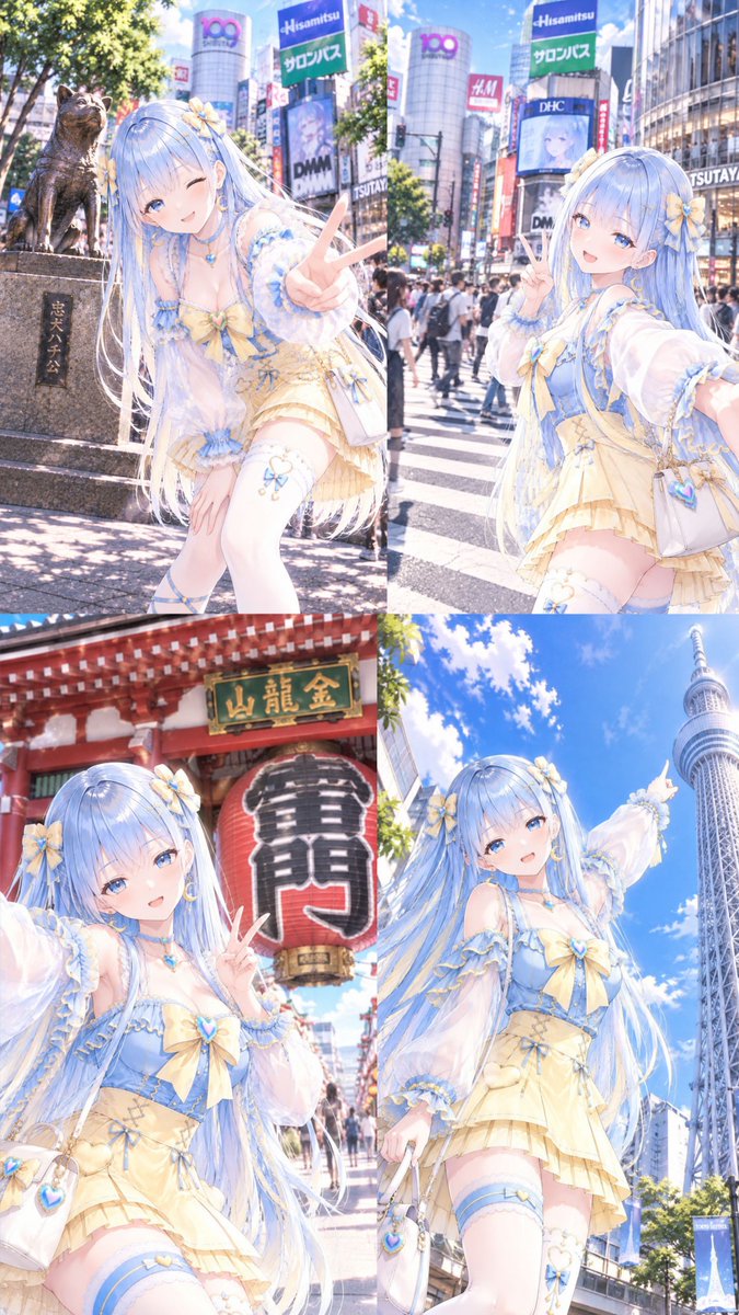 CosM0925k's tweet photo. AIファンアート頂きました🙏🏻11月東京行くって枠で話してたので、東京旅行編らしいですヾ(*´∀｀*)ﾉ✨ https://t.co/HWCYtu5MYD