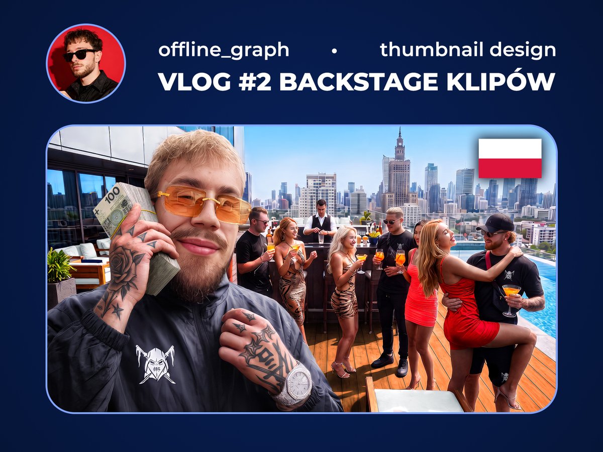 offline_graph's tweet photo. Recent thumbnail for Kuba Nowaczkiewicz
-
Kuba Nowaczkiewicz (59.1 subs)
Looking for a thumbnail designer? DM me and let's talk✌️ https://t.co/8UmWpyou68