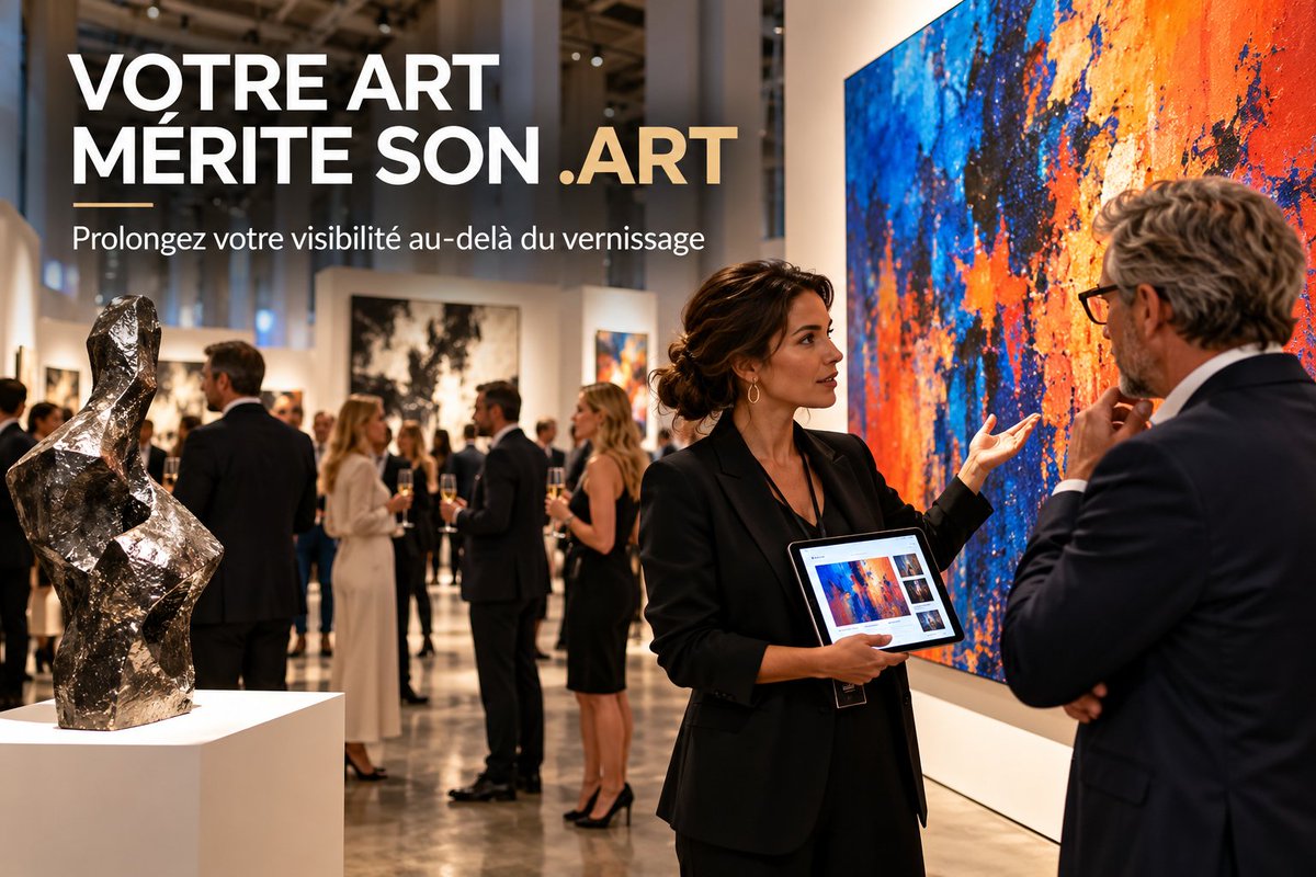 ONE2NET's tweet photo. 🎨 Art Basel Paris : votre art mérite une adresse unique !

🖼️ Artistes, galeries, vernissages : affirmez votre identité avec un domaine en .art.

👉 https://t.co/qz3Ap75Q5R

#ArtBaselParis #ArtContemporain https://t.co/Vk7NsZ4Vs7