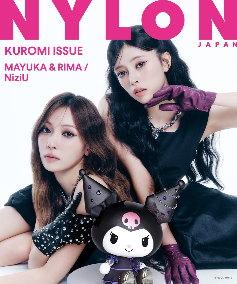 NiziU__official's tweet photo. ／
MAYUKA &amp; RIMAがWカバーを飾る
『NYLON JAPAN KUROMI ISSUE』は本日発売🖤
＼

合計20ページに及ぶ4ルックのKUROMIスタイルとリマユカのインタビューは必見★

▼詳細はコチラ📚
https://t.co/V4kcWrYxVS

#NYLONJAPAN @NYLONJAPAN
#MAYUKA #RIMA
#NiziU #ニジュー #니쥬 #WithU https://t.co/UGCIDG57Jy