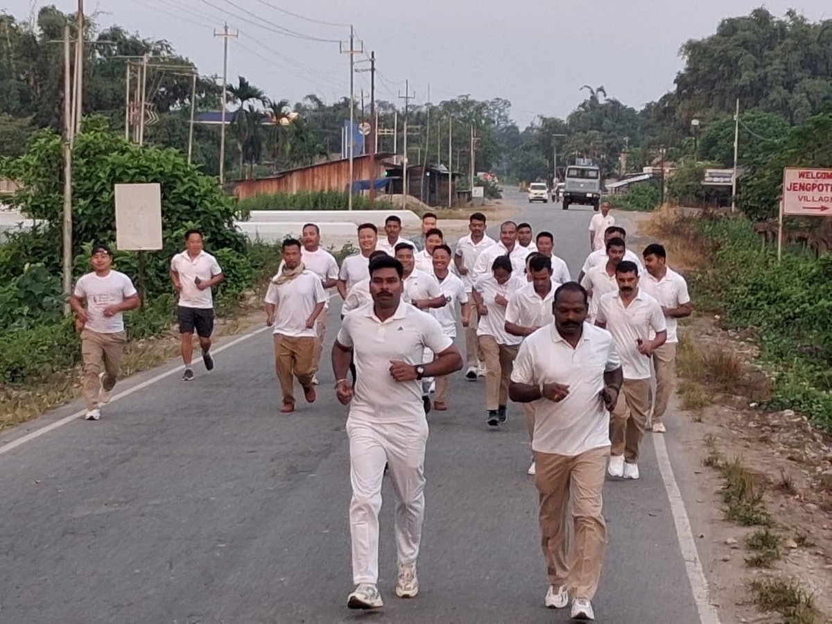 186bn's tweet photo. 🇮🇳 Run for Unity | 22.10.2026

Personnel of E/186 BN CRPF joined hands with Civil Police in the Run for Unity organised by Kharsang Police, reaffirming the spirit of unity, solidarity and national integration. 🤝

#RunForUnity #CRPF #NationalUnity #186BNCRPF https://t.co/5khoU8Smvj