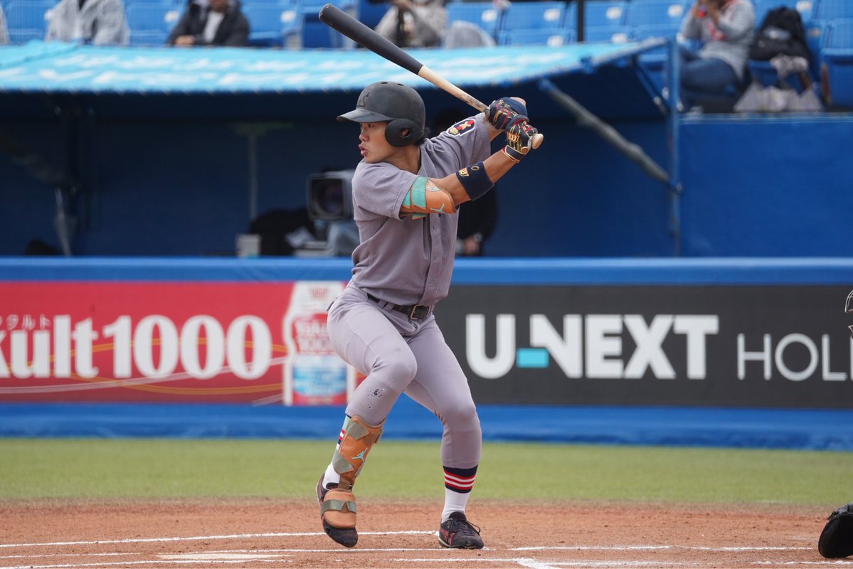 KeiobbcOfficial's tweet photo. 【 #ドラフト会議 速報】

育成5巡目

#今津慶介 が #北海道日本ハムファイターズ より指名を受けました！

#keiobaseball #tokyobig6 #ファンファーレ #ドラフト会議2026 #プロ野球ドラフト会議 #lovefighters #ドミれ https://t.co/z5tCiWM34s