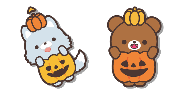 CustomCursor's tweet photo. Halloween is the perfect time to be creative, and these lovely characters are ready to start the battle! This #SanX #Aoikookami and #Chairoikoguma with their #JackOLanterns #fanart cursor can burst with spooky charm all over your screen! #CustomCursor
https://t.co/Hfq6yemn8n https://t.co/F2K15WjEPQ