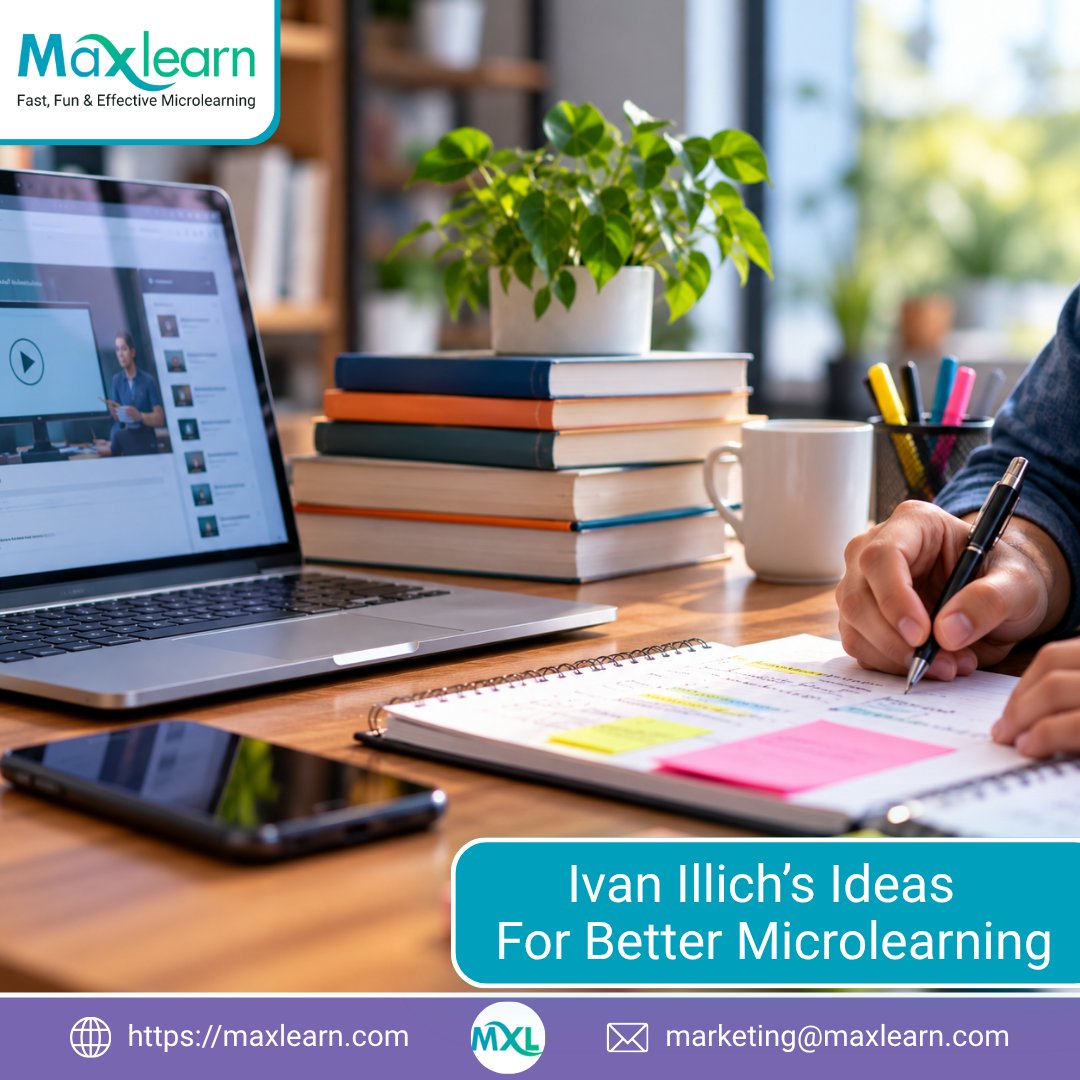 maxlearn_global's tweet photo. Discover how Ivan Illich’s ideas help trainers design more relevant, learner-driven microlearning and improve workplace learning outcomes. Continue Reading... https://t.co/ybbLcILr5F
#gamification #Microlearning #microlearning #IvanIllich #WorkplaceLearning https://t.co/7ObAYvnQkS