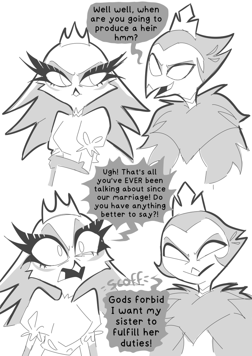 PrettyPeteyy's tweet photo. Lil messed up comic with Stella and Andrealphus.. Oh I love you Stella my messed up queen (SHIPPERS OF THESE TWO DNI) #HelluvaBoss #fanart #furry #art https://t.co/gqiXAdjmB9