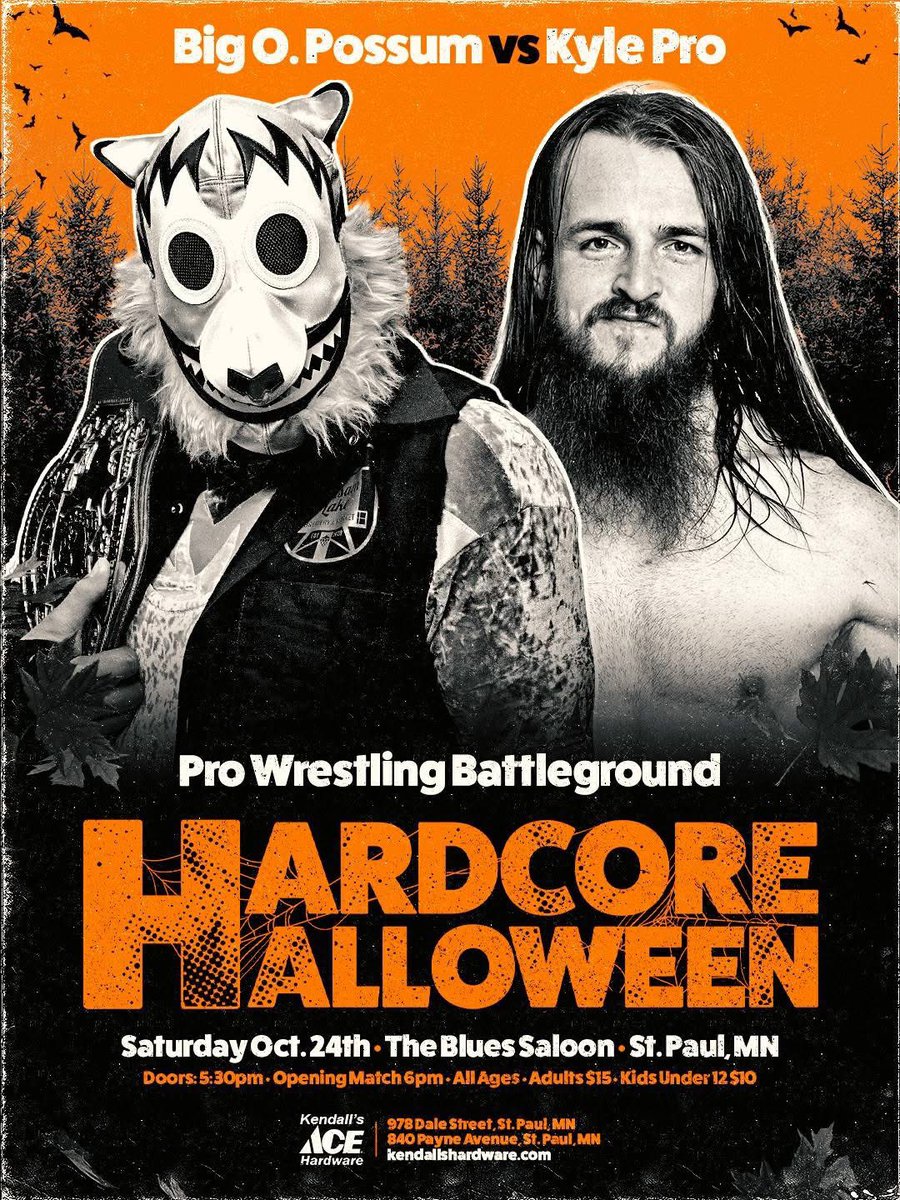 BigOPossum69's tweet photo. BIG O. POSSUM vs the World’s BIGGEST WANKER @KylePro4 this SATURDAY evening at @ProBattleground MATES!! https://t.co/7vq52bCs6o
