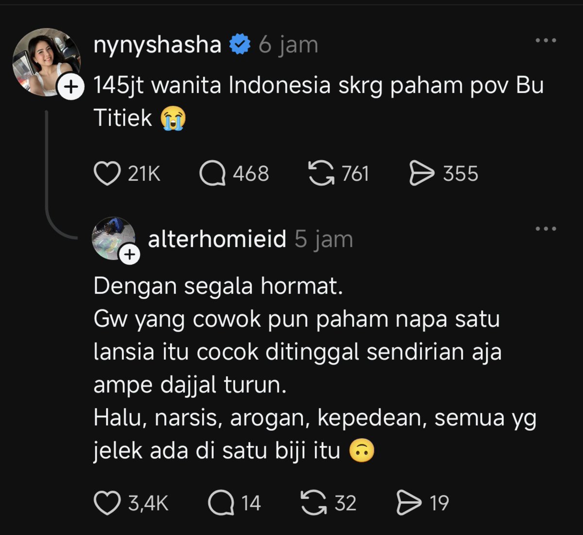 reylevant's tweet photo. Akhirnya semua orang paham pov Bu Titiek🙏 https://t.co/wafTgJVTRp