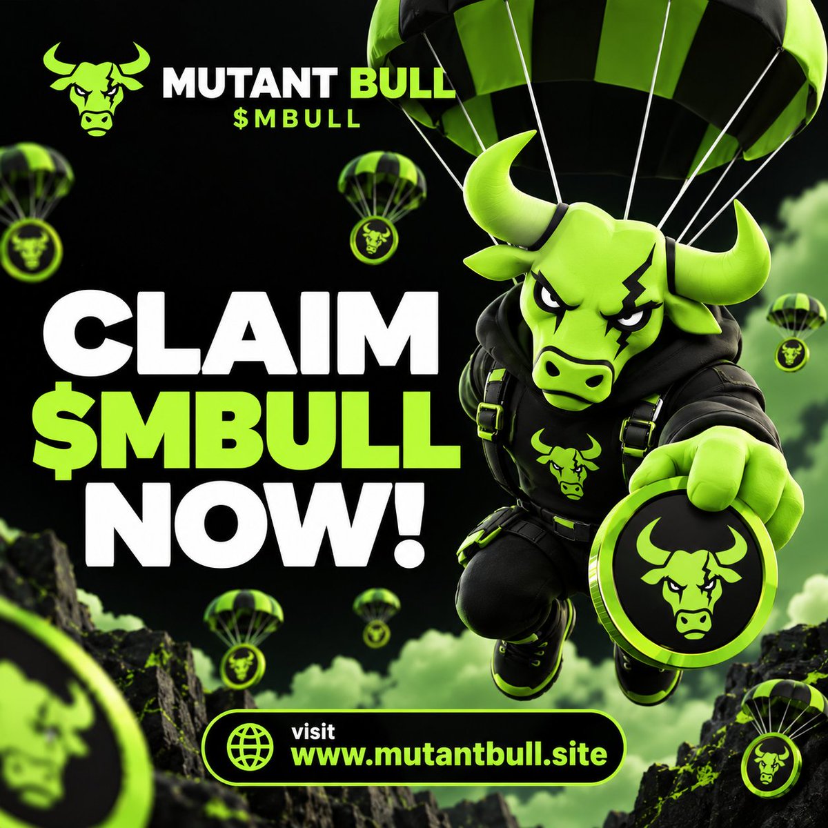 MBULLxSolana's tweet photo. Don't miss out on $MBULL

✅ Follow
✅ RT + Like pinned post 📌
✅ Comments SOL address + RT ♻️

Every wallet gets 100,000 $MBULL 🪂

🌐 BUY $MBULL NOW:
https://t.co/FlE6PGhMAQ https://t.co/jTD09D1j72