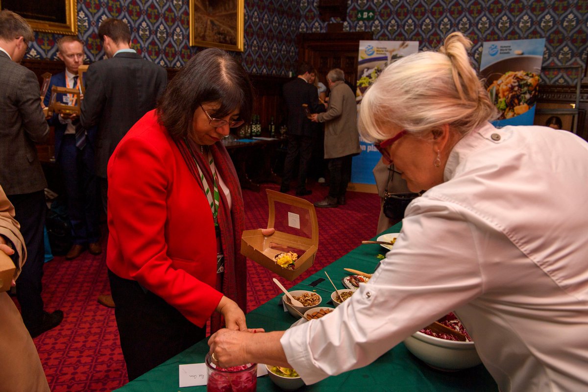 humaneworlduk's tweet photo. Our new report shows that @UKParliament could save £200k+/year via a 30% swap from animal to plant proteins. Thanks @NavPMishra for hosting our launch event, and to @PutneyFleur for speaking in support of a more plant-powered Parliament! Read the report 🌱 https://t.co/6mDFMmg8B2 https://t.co/8A0HeuRkZG