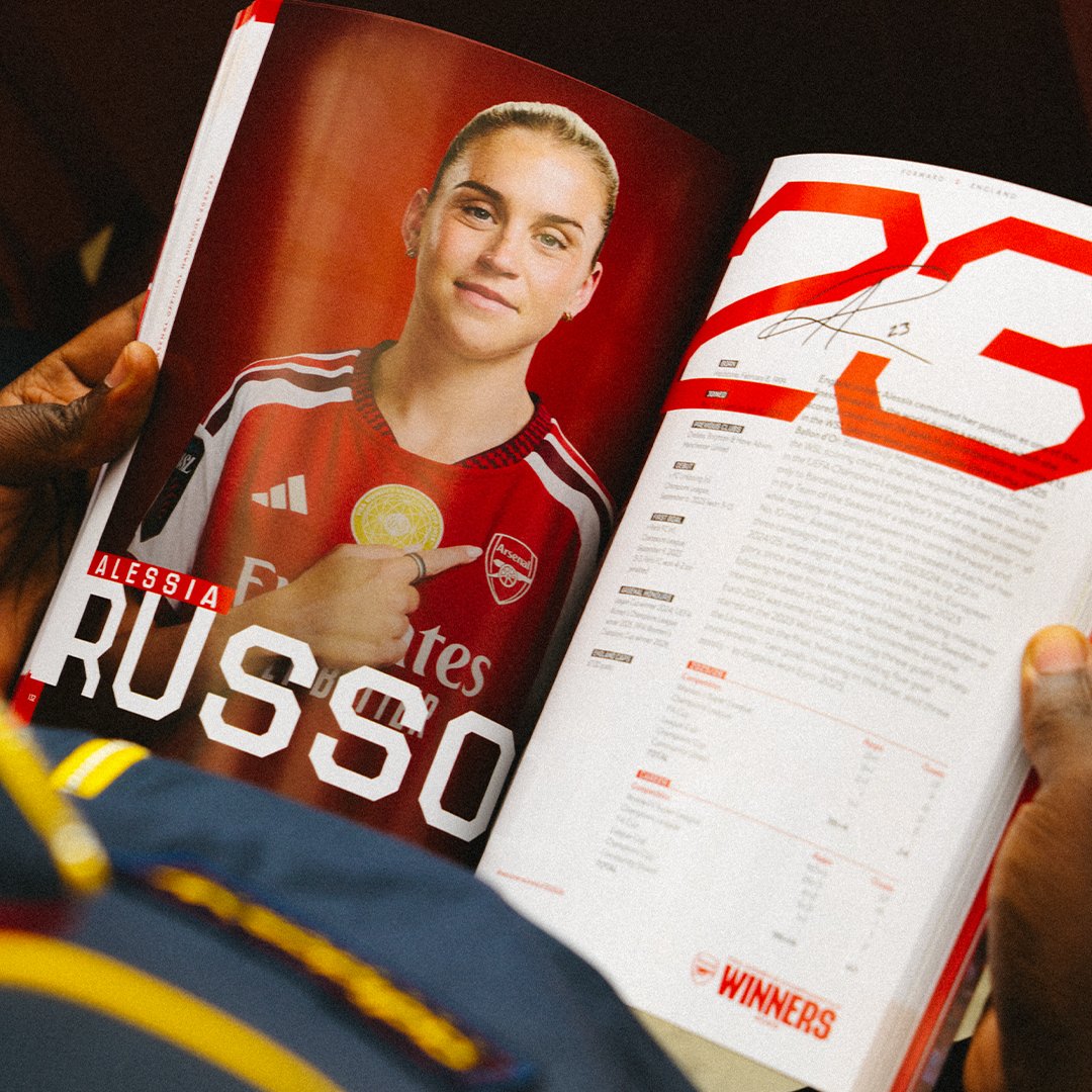 Arsenal's tweet photo. An Arsenal supporter must-have 📖

Secure your official handbook for the 26/27 season 👇