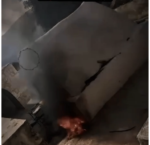 IsraelMFA's tweet photo. The reality of Palestinian violence in Judea and Samaria.

Yesterday, Palestinian attackers set fire to the Tomb of Eleazar the Priest (son of Aaron, brother of Moses, and High Priest of Israel during the biblical period) in Awarta, Samaria, damaging a Jewish holy site.

Another example of the ongoing wave of Palestinian violence targeting Jews and Jewish heritage in Judea and Samaria. 
https://t.co/hoyJ3xGELS
