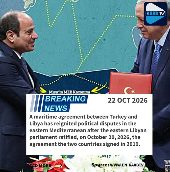 imanfarahq3's tweet photo. Türkiye-Libya denizcilik anlaşması Orta Doğu ve Akdeniz'de yeni bir gerilim yaratıyor. Mısır, Yunanistan, Kıbrıs, İsrail ve AB, bunun denizcilik haklarını ve bölgesel ekonomik çıkarlarını etkileyebileceği endişesini dile getirdi. https://t.co/8ULPzOOqet