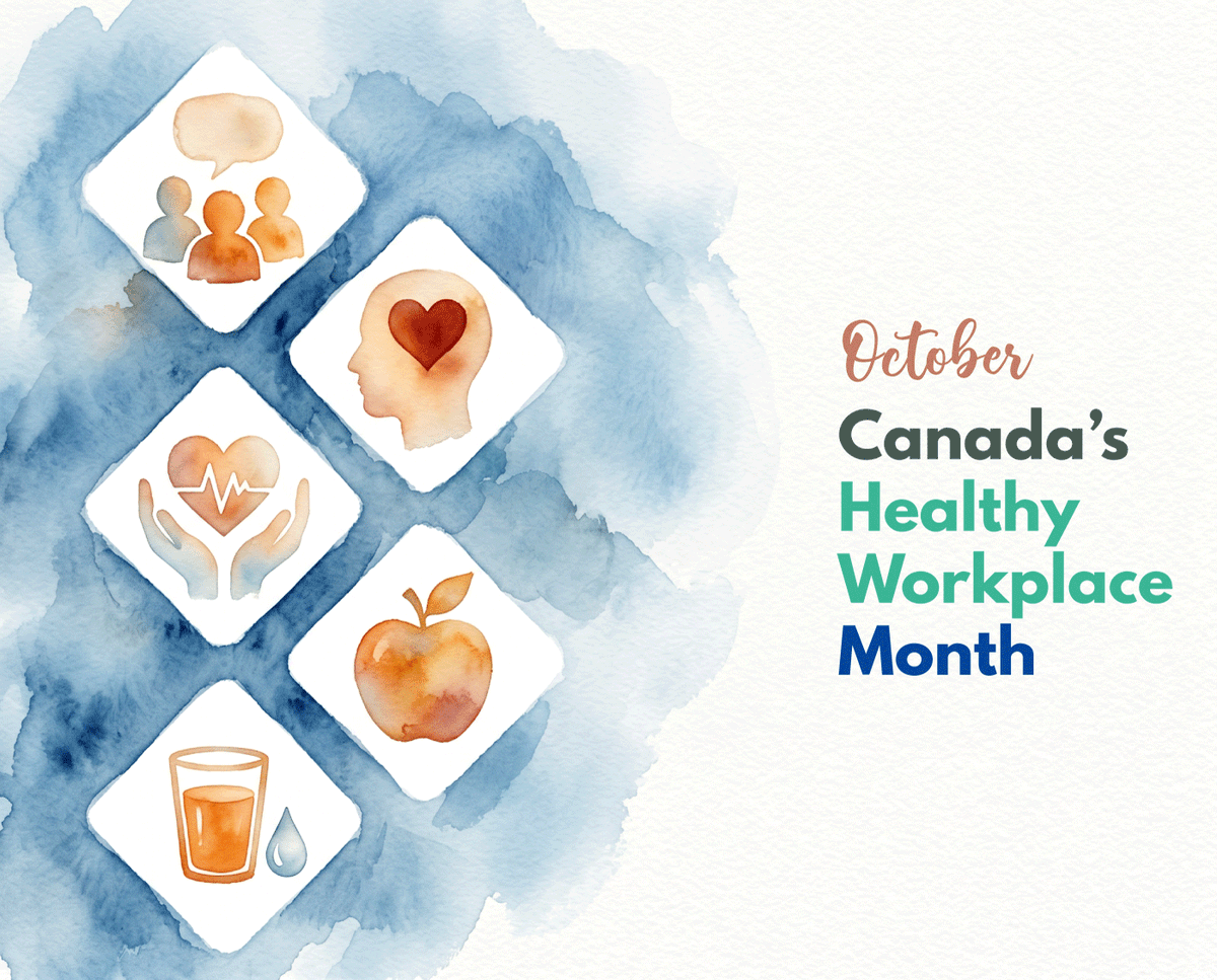 CCMEC's tweet photo. Well-being in schools supports stronger learning for everyone. This October, Canada’s Healthy Workplace Month highlights the importance of healthy routines that help educators and staff build thriving learning communities.
#HealthyWorkplaceMonth   #CMEC_CndEdu https://t.co/jF4CvNigbX