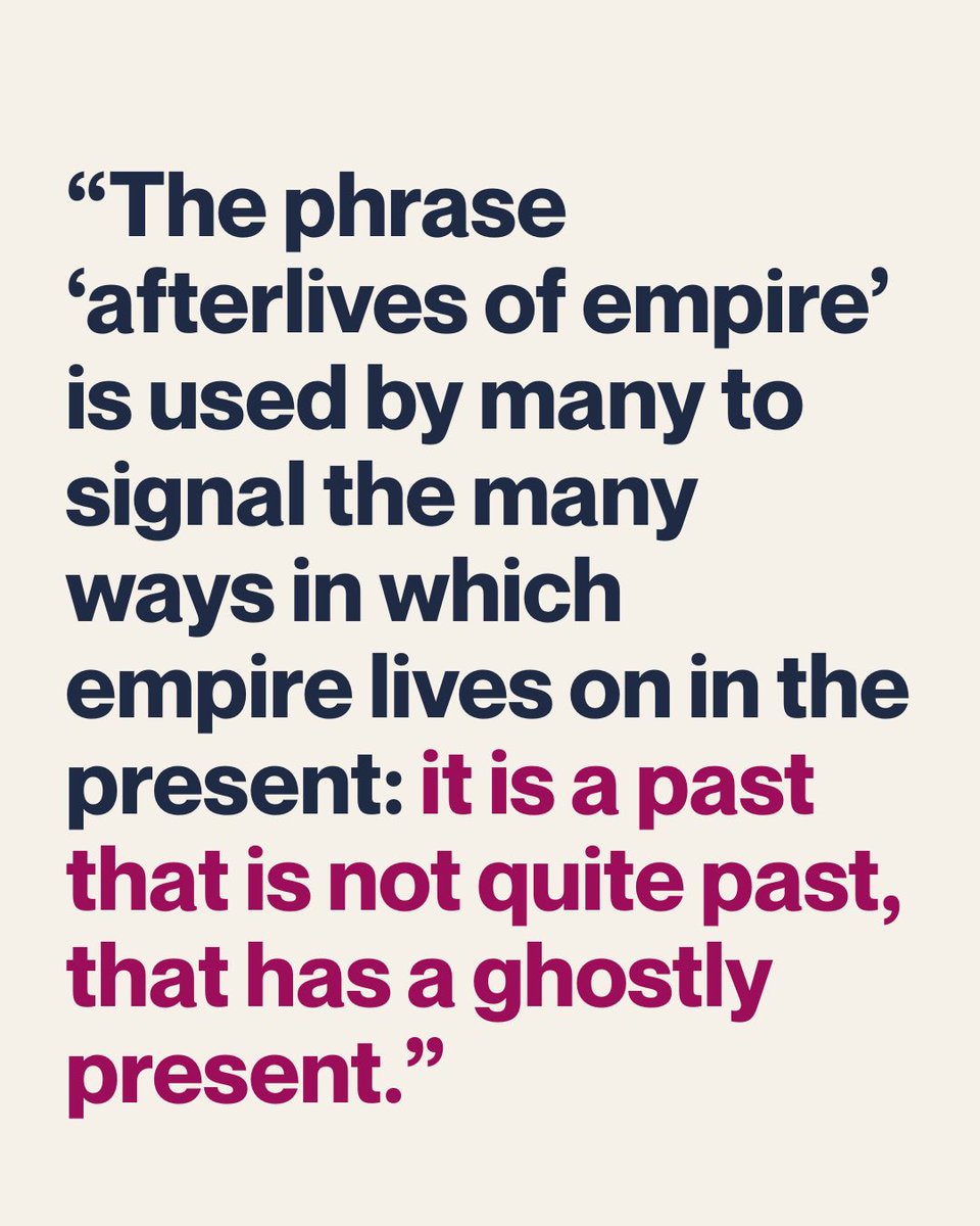 ManchesterUP's tweet photo. We often think about empires in terms of borders, governments or institutions. But what happens to the people who lived through their collapse?

In our latest Q&A, Astrid Rasch explores how writers across the former British Empire used autobiography to make sense of empire, decolonisation and belonging, and what personal memories can reveal about the enduring legacies of empire. 

Read the full Q&A: https://t.co/YHW5IlQEqP