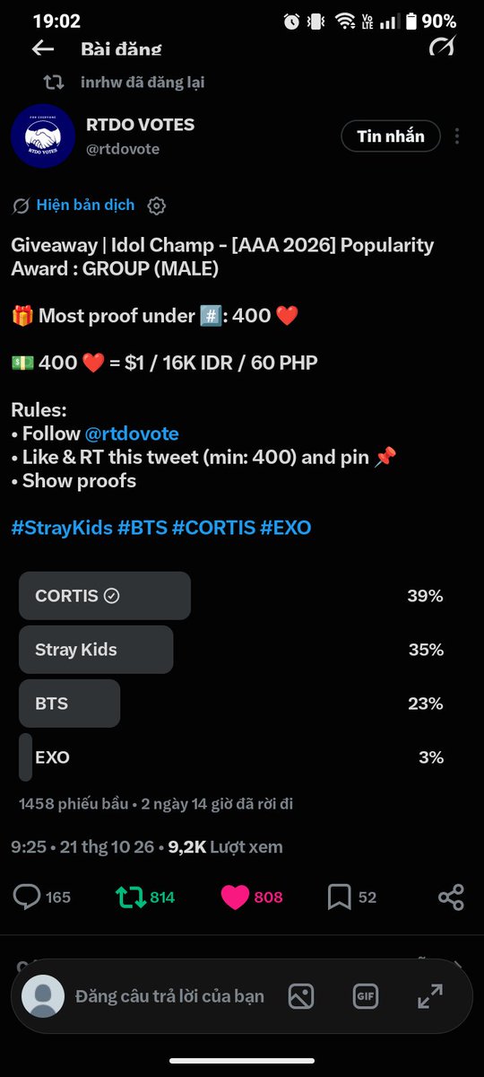 Wijnmz's tweet photo. @rtdovote For #CORTIS https://t.co/PIvVaRhqOg