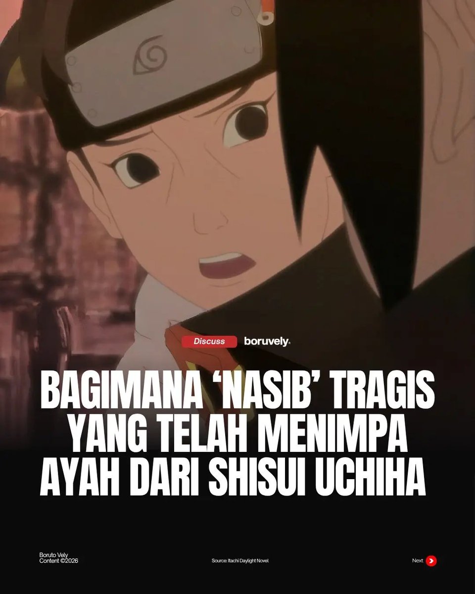 NarutoCinema's tweet photo. Nasib Ayah Shisui. 

Ayah Shisui sendiri seorang shinobi dari klan Uchiha, kakinya mengalami cedera dalam perang besar &amp; jatuh sakit karena cedera itu. Kondisi ayah shisui sangat buruk bahkan sampai tidak mengenali putranya sendiri, shisui kemudian jadi tulang keluarga.

#NARUTO https://t.co/8LSqMR0oGc