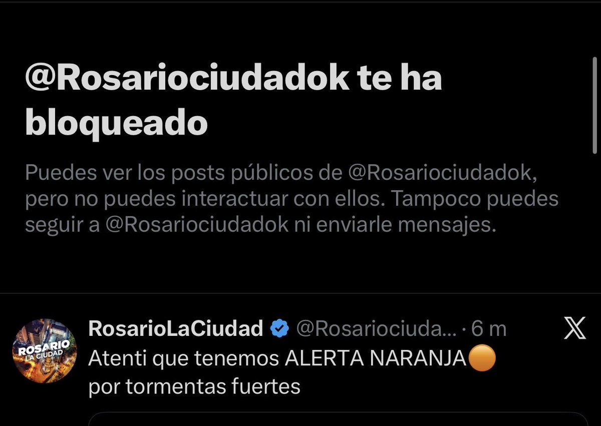 MatiasAndrx's tweet photo. No solo le robas los impuestos a los rosarinos sino que también te apropias del nombre de la ciudad como propio 
Sos muy suavecito para bloqueador @Rosariociudadok https://t.co/qPbB8idsUO