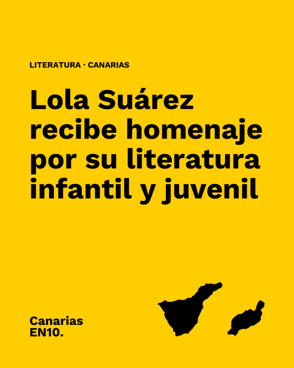 canariasen10's tweet photo. La lanzaroteña Lola Suárez recibió en #SantaCruzDeTenerife el reconocimiento del Día de las Escritoras Canarias. Su literatura infantil y juvenil une memoria, identidad y nuevas generaciones lectoras. #Lanzarote #Literatura. Fuente: Gobierno de Canarias. https://t.co/XvQbOXYRz6