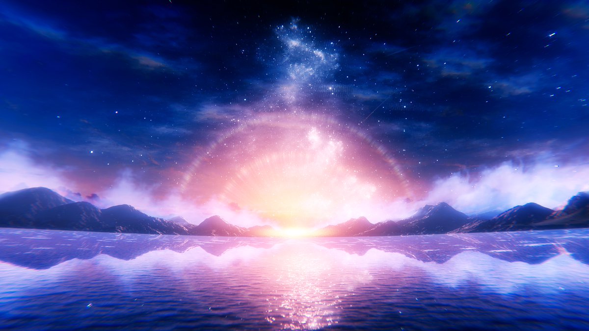 cho_co_rock's tweet photo. 『지평선이 가장 찬란하게 빛날 떄』    

VRChat World : 星あかりの渚 - Starlight Shore
Author : HANI․

#VRChat
#VRCLens
#GhostLens
#VRChatPhotography https://t.co/f6IHiiUp23
