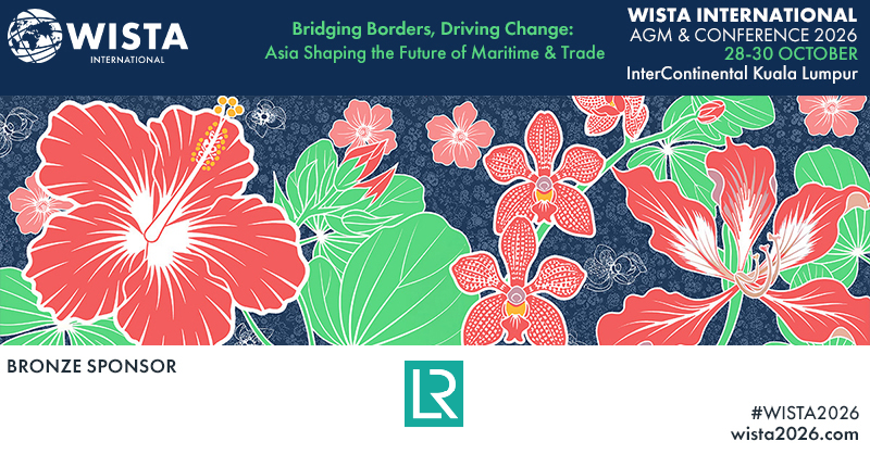 WISTAInt's tweet photo. 🤝 Sponsor Announcement – @LR_HE 

We are delighted to welcome Lloyd's Register as a bronze sponsor  the 2026 WISTA International AGM &amp; Conference!

Thank you for supporting #WISTA2026

For more information and to see the full agenda, visit: https://t.co/F7fB5aFrsH https://t.co/VggHV2vW0r
