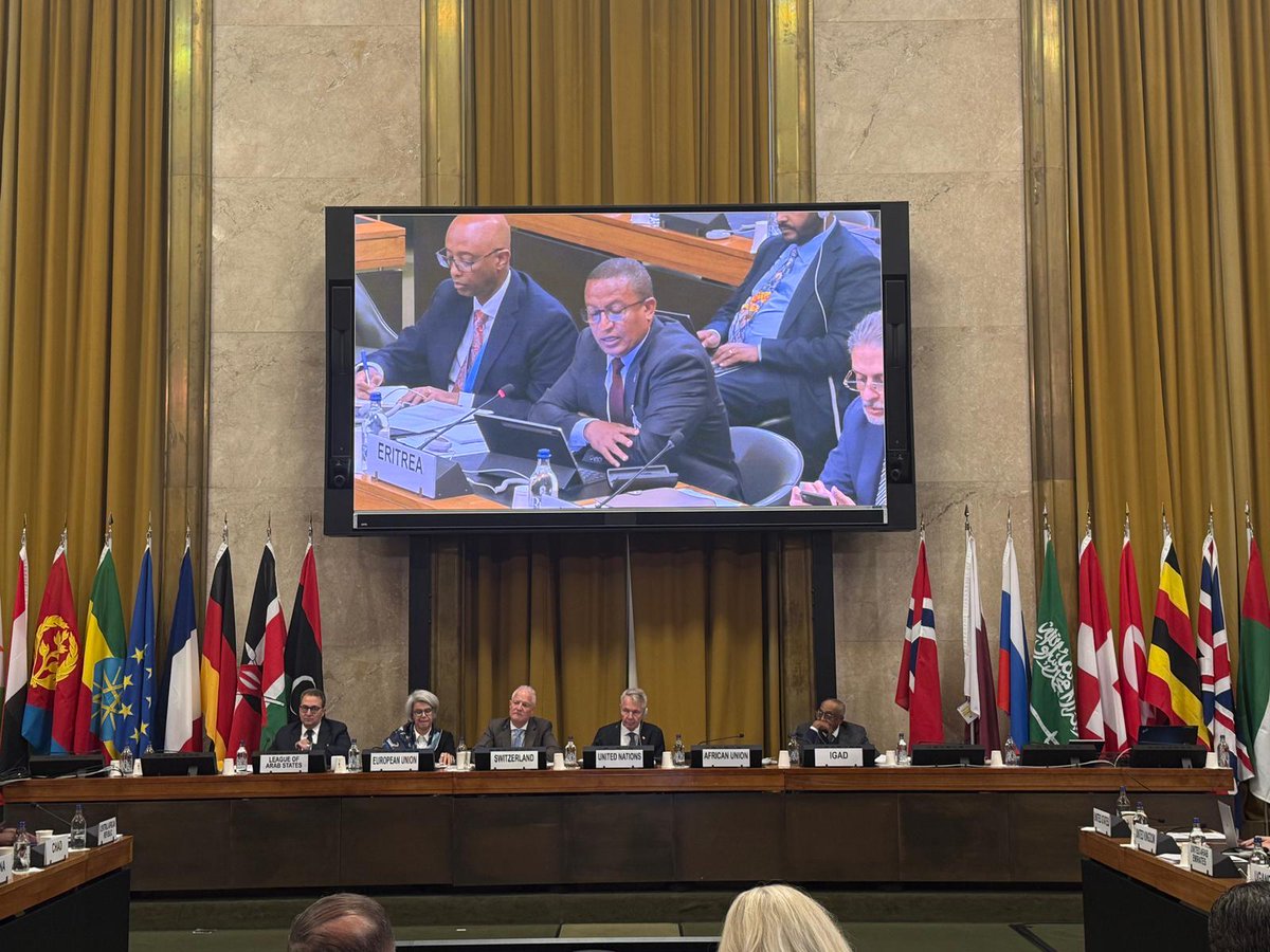 hawelti's tweet photo. #Eritrea: Delegation Statement at Sixth Consultative Meeting on Enhancing Coordination of Peace Initiatives and Efforts in Sudan

*"...The resolution of the conflict in Sudan rests primarily and ultimately with the Sudanese people.  International and regional partners must limit themselves to facilitating a Sudanese-owned and Sudanese-led process, with the people and Government of Sudan at the center".

&"...Temporary ceasefires and partial measures may provide only limited respite and risk prolonging the crisis. The ultimate goal must be to end the suffering of the Sudanese people, restore peace and stability, and enable Sudan to begin recovery and reconstruction in a secure environment".

*"...It is therefore essential that our discussions translate into meaningful and collective action to address all factors contributing to the continuation of the conflict, including external support and interference. Without a concerted effort in this regard, our ability to advance a credible and sustainable path towards peace will remain severely constrained if not impossible".

https://t.co/G7j8nCVJ8N