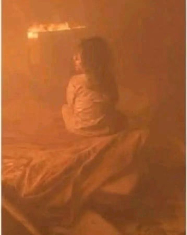 Astridueil's tweet photo. This is not a staged scene,  
but a real image of a girl from Gaza taken during an airstrike on her home 
Her name is Maryam, she is two and a half years old, and her parents have already been martyred. https://t.co/jnwwtL0htM