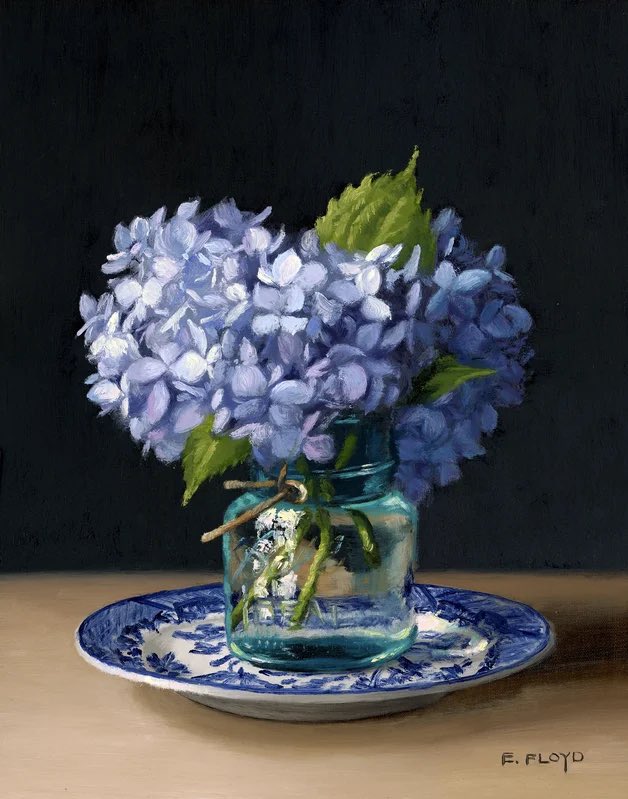 ArtGuideAlex's tweet photo. Hydrangeas and Blue Willow
#ElizabethFloyd https://t.co/3abeAD1rYo