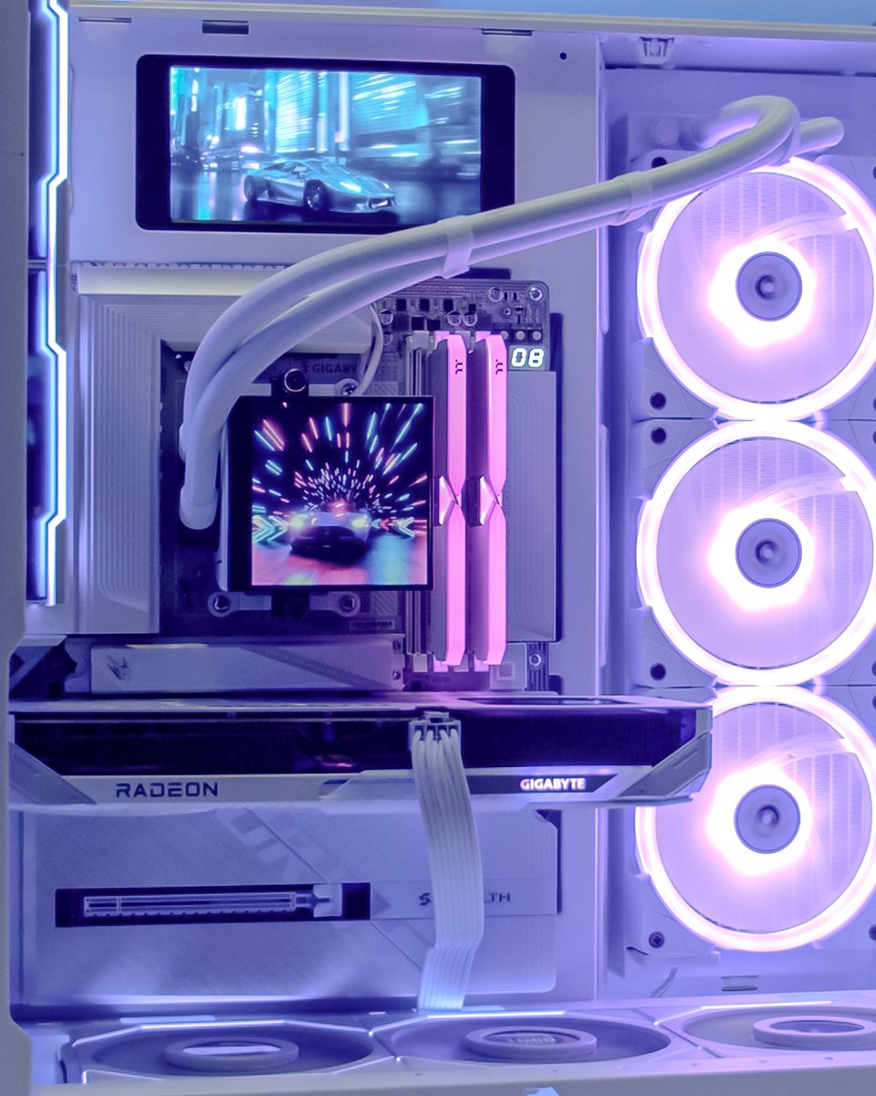 GIGABYTE_DE's tweet photo. GIGABYTE AORUS INFINITY AERO ELITE GiMATE AI TOP GAMING POWER ๐
GIGABYTE ๐
B850 AORUS STEALTH ICE
Radeon RX 9070 XT Gaming OC ICE
Dank an ๐๐ ๐ธ๐ฅ๐ปCr: @ aorus.nordic
#GIGABYTE #AORUS #ARI #custompc #pcgaming #setupwars #gaminglife #AORUSINFINITY https://t.co/GqvXef8Meb