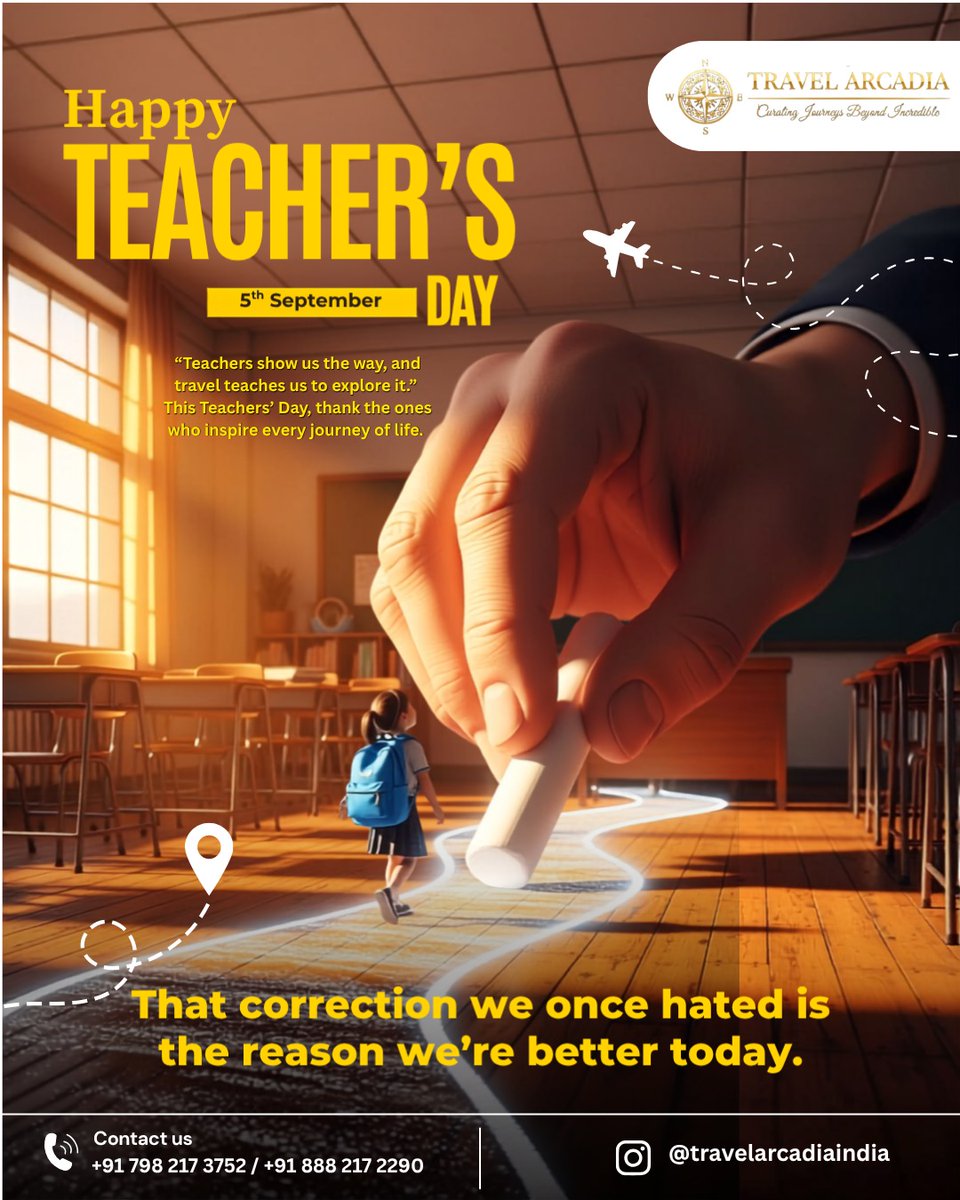 ROSSAANNAAA's tweet photo. Celebrate Teacher’s Day with a well-deserved break. Travel Arcadia creates seamless, stress-free itineraries for relaxing retreats, educational trips, and family holidays. Comment “TRAVEL” or DM us for custom quotes and exclusive offers. https://t.co/CmcbH4iMSF