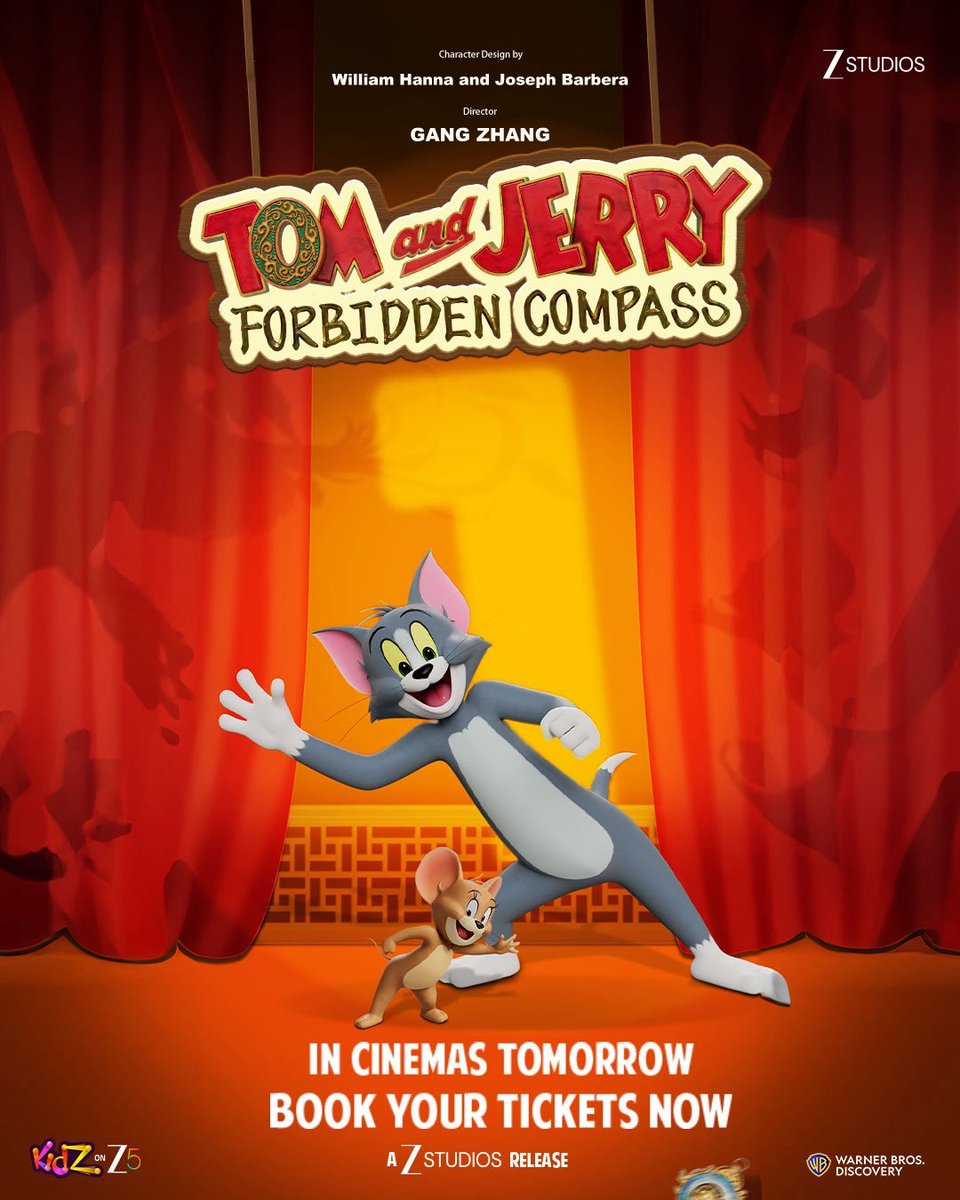 girishjohar's tweet photo. The chase begins tomorrow. Are you ready? ๐ฑ๐ญ๐๐โจ๐๐ฌ๐ฟ
#TomAndJerryForbiddenCompass in cinemas tomorrow ๐ฟ
Book Your Tickets Now!
๐: https://t.co/kILtWAIvAdโฆ
#IOFIndia #WarnerBrosIndia #TomAndJerry #WarnerBros
@nileshdeorah @girishjohar #AmeetBhuvan
@ZeeStudios_ https://t.co/L38p66ZczQ