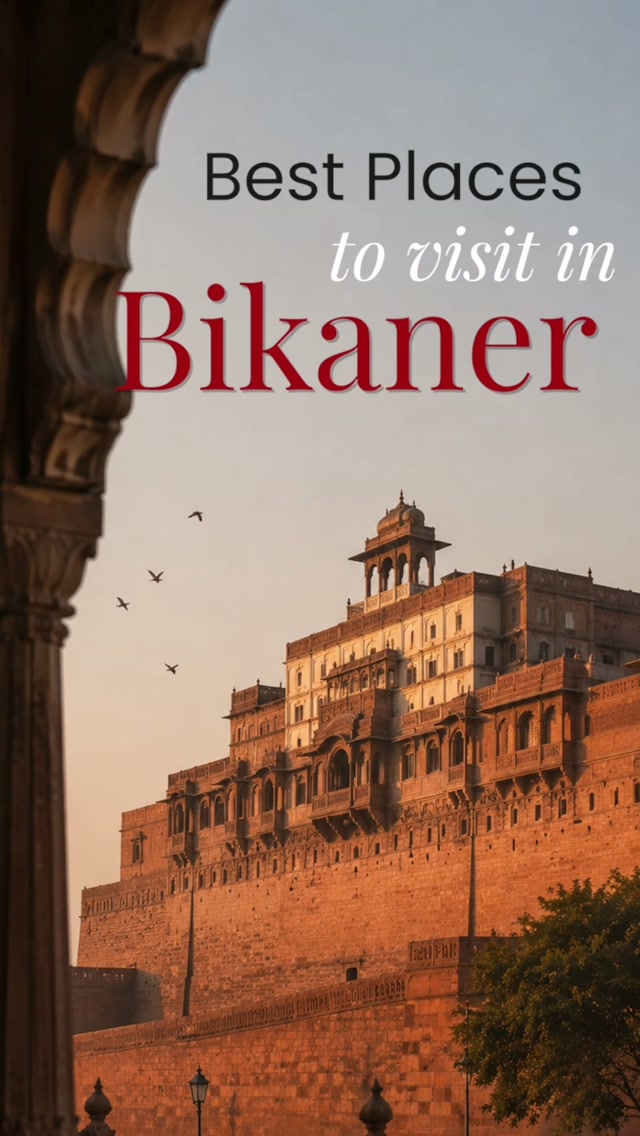 XinaWy's tweet photo. Bikaner is calling! From royal forts to hidden gems, discover the places you simply can’t miss. Save this for your next Bikaner trip. https://t.co/nM3pHYOTK5