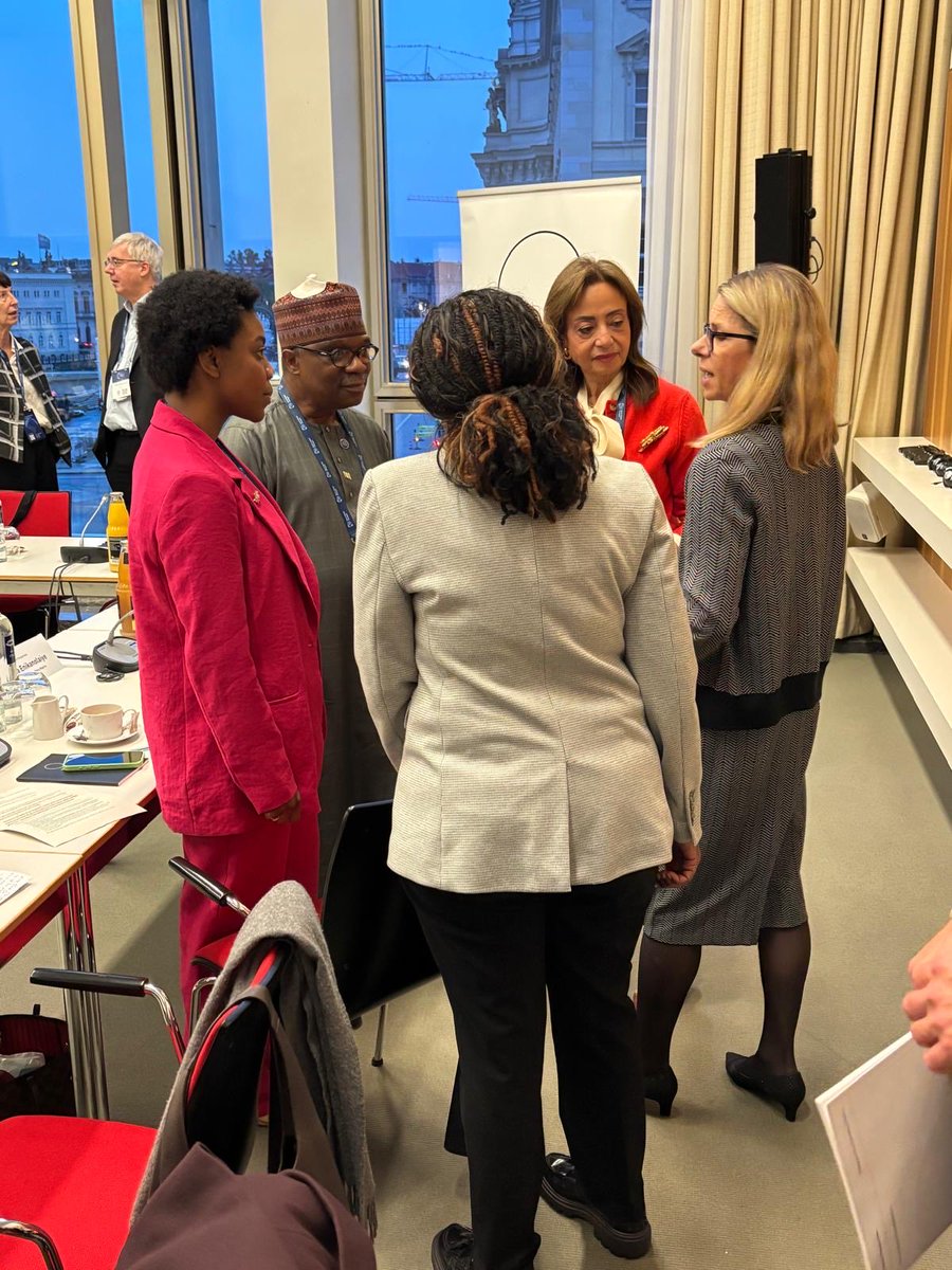 bjerde_anna's tweet photo. Started today with an energizing panel on de-risking infrastructure in Africa. The @WorldBankGroup is pursuing this at full speed #Mission300,  #WaterForward, #AgriConnect, @WBG_Digital. It’s paying off: private capital mobilization of $21.8 bn - up from $8.8 bn. @Bgdialogue https://t.co/6jjGzToU1d