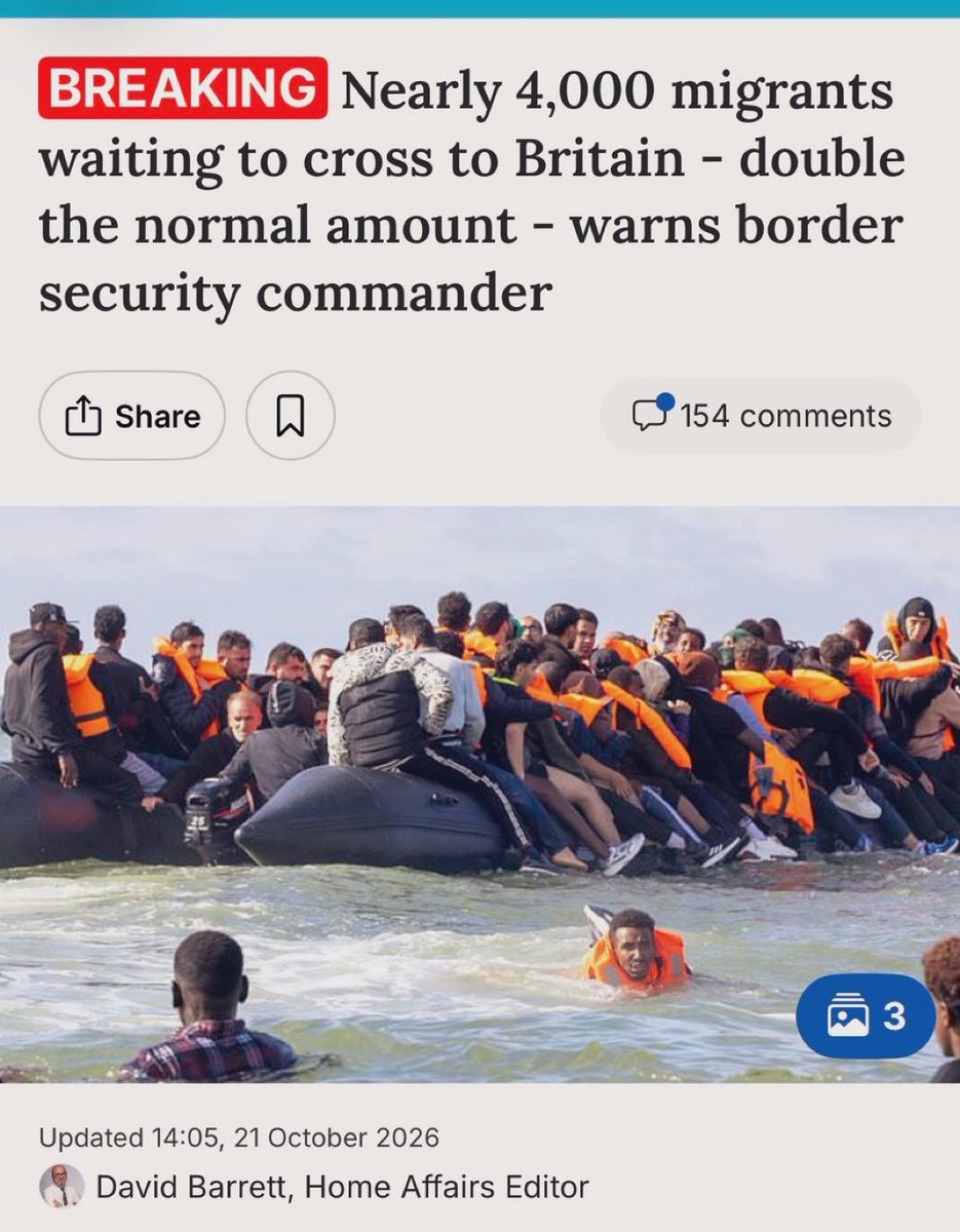 benonwine's tweet photo. What I don’t understand is if they know they are waiting to cross surely they can do something about it before they fucking cross.
Can’t be that hard unless the government wants them to cross. https://t.co/qQrwAdJGv3