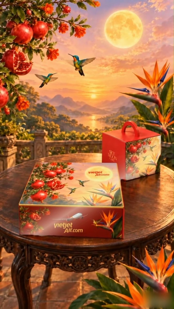 klass2010's tweet photo. Trung Thu này, mang vị ngọt đoàn viên cùng Vietjet. Đặt trước hộp bánh xinh xắn để làm quà cho gia đình, người thương trên các chuyến bay khởi hành từ TP. HCM đến 25/09/2026. Suất ăn đặt trước không hoàn/hủy. https://t.co/7OCdZzcd0J