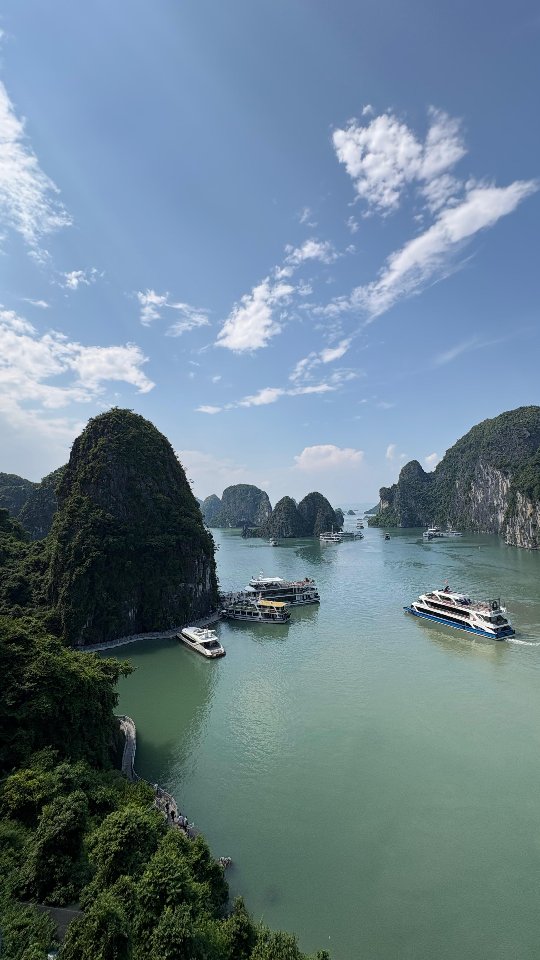 CELESTEDIRECTI1's tweet photo. Where calm waters meet timeless limestone formations, nature reveals its magic in Ha Long Bay. https://t.co/70lwZNP3qx