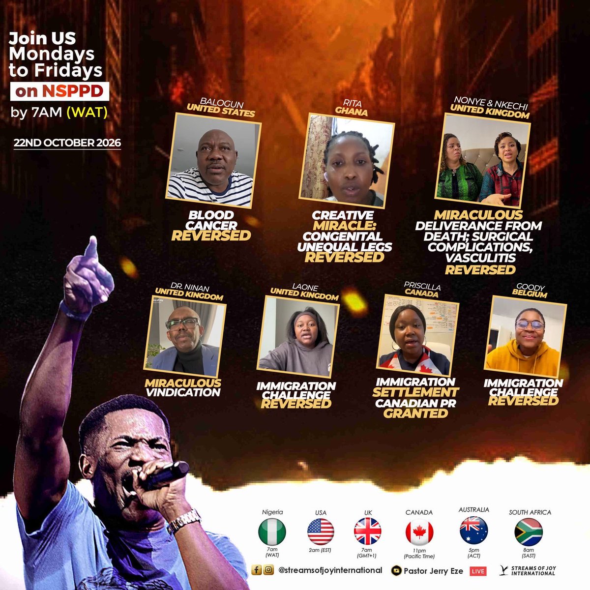 streamsofjoyHQ's tweet photo. NSPPDIANS LET’S DECLARE AND SEE HIGHLIGHTS 👇🏻

Revelation 19:1 
And after these things I heard a great voice of much people in heaven, saying, Alleluia; Salvation, and glory, and honour, and power, unto the Lord our God:

Revelation 5:9 
And they sung a new song, saying, Thou art worthy to take the book, and to open the seals thereof: for thou wast slain, and hast redeemed us to God by thy blood out of every kindred, and tongue, and people, and nation;

Revelation 5:5 
And one of the elders saith unto me, Weep not: behold, the Lion of the tribe of Juda, the Root of David, hath prevailed to open the book, and to loose the seven seals thereof.

Isaiah 60:20
 Thy sun shall no more go down; neither shall thy moon withdraw itself: for the LORD shall be thine everlasting light, and the days of thy mourning shall be ended.

Psalms 60:12 
Through God we shall do valiantly: for he [it is that] shall tread down our enemies.

Psalms 24:7-8
 Lift up your heads, O ye gates; and be ye lift up, ye everlasting doors; and the King of glory shall come in. Who [is] this King of glory? The LORD strong and mighty, the LORD mighty in battle.

Numbers 23:23
 Surely [there is] no enchantment against Jacob, neither [is there] any divination against Israel: according to this time it shall be said of Jacob and of Israel, What hath God wrought!

1 John 4:4
 Ye are of God, little children, and have overcome them: because greater is he that is in you, than he that is in the world.

Revelation 18:2 
And he cried mightily with a strong voice, saying, Babylon the great is fallen, is fallen, and is become the habitation of devils, and the hold of every foul spirit, and a cage of every unclean and hateful bird.

Isaiah 9:2
The people that walked in darkness have seen a great light: they that dwell in the land of the shadow of death, upon them hath the light shined.

Luke 10:18 
And he said unto them, I beheld Satan as lightning fall from heaven.

Colossians 2:14 
Blotting out the handwriting of ordinances that was against us, which was contrary to us, and took it out of the way, nailing it to his cross;

Proverbs 23:18
 For surely there is an end; and thine expectation shall not be cut off.

Isaiah 54:15 
Behold, they shall surely gather together, [but] not by me: whosoever shall gather together against thee shall fall for thy sake.

Romans 8:37
 Nay, in all these things we are more than conquerors through him that loved us.

Ezekiel 37:5 
Thus saith the Lord GOD unto these bones; Behold, I will cause breath to enter into you, and ye shall live:

Isaiah 61:3
 To appoint unto them that mourn in Zion, to give unto them beauty for ashes, the oil of joy for mourning, the garment of praise for the spirit of heaviness; that they might be called trees of righteousness, the planting of the LORD, that he might be glorified.

Luke 4:8 
And Jesus answered and said unto him, Get thee behind me, Satan: for it is written, Thou shalt worship the Lord thy God, and him only shalt thou serve.

Zechariah 1:18-19 
Then lifted I up mine eyes, and saw, and behold four horns. And I said unto the angel that talked with me, What [be] these? And he answered me, These [are] the horns which have scattered Judah, Israel, and Jerusalem.

Deuteronomy 4:24 
For the LORD thy God [is] a consuming fire, [even] a jealous God.

Exodus 14:15 
And the LORD said unto Moses, Wherefore criest thou unto me? speak unto the children of Israel, that they go forward:

1 John 3:8 
He that committeth sin is of the devil; for the devil sinneth from the beginning. For this purpose the Son of God was manifested, that he might destroy the works of the devil.

Isaiah 50:8
 [He is] near that justifieth me; who will contend with me? let us stand together: who [is] mine adversary? let him come near to me.

1 Samuel 5:3 
And when they of Ashdod arose early on the morrow, behold, Dagon [was] fallen upon his face to the earth before the ark of the LORD. And they took Dagon, and set him in his place again.
