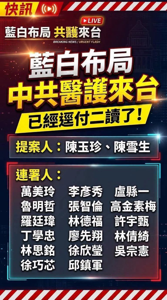 ConradYu5's tweet photo. 中國醫生來台？ 我更怕連器官被消失也來台

存心要把台灣醫療體系搞垮，真是邪惡到了極點！😡😡😡😡😡😡 https://t.co/RQbfBXY2Vt