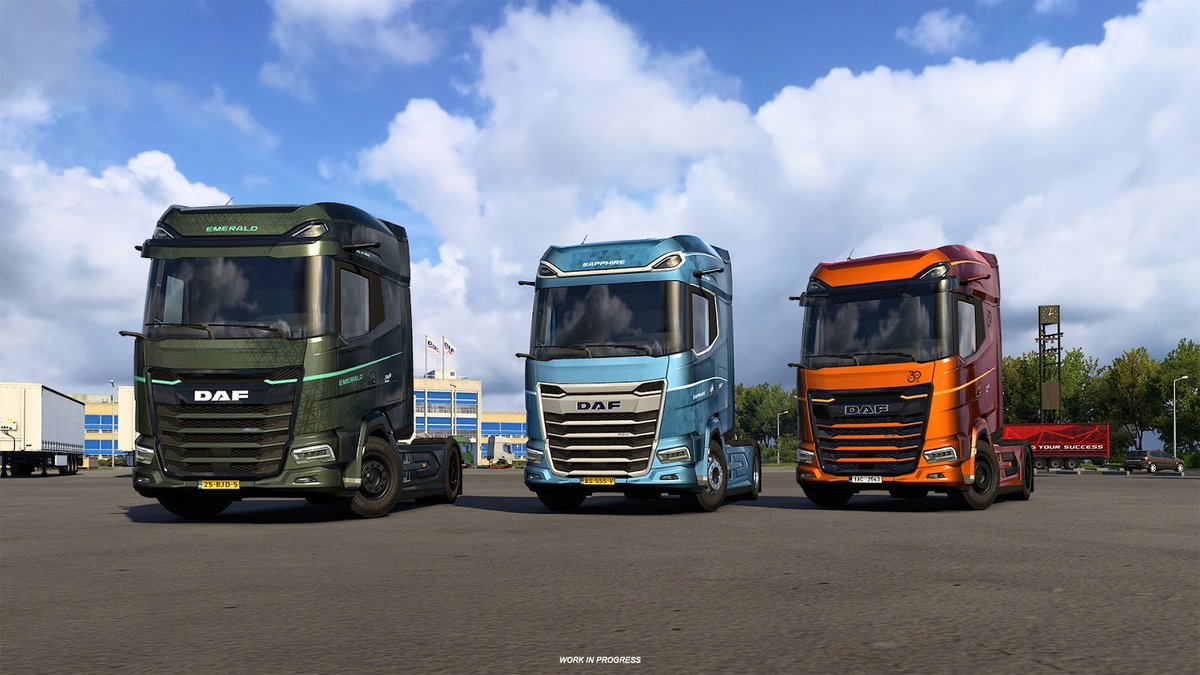 grandtrucksims's tweet photo. 🚚 Відкрита бета 1.62 у ETS2!  

​SCS Software випустили оновлення 1.62:  
​🏗 Нові моделі гаражів
🚛 Оновлений салон Iveco S-Way
🎨 Спецверсії DAF XG+
🛞 Брендинг Goodyear  

​👉 Детальний огляд: https://t.co/gXOJhH4Mh3
​
#ETS2 #SCSSoftware #GrandTruckSims https://t.co/skC14XS9WQ