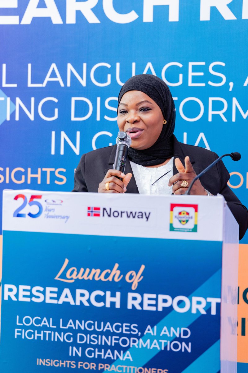 penplusbytes's tweet photo. At the launch of our latest research report, we shared our findings and explored insights into he role of local languages and artificial intelligence in addressing disinformation in Ghana. 

@NorwayMFA @NorwayinGhana 

#Penplusbytes 
#GADC 
#CommunityRadio 
#MediaLiteracy https://t.co/hcWCZaTXEh