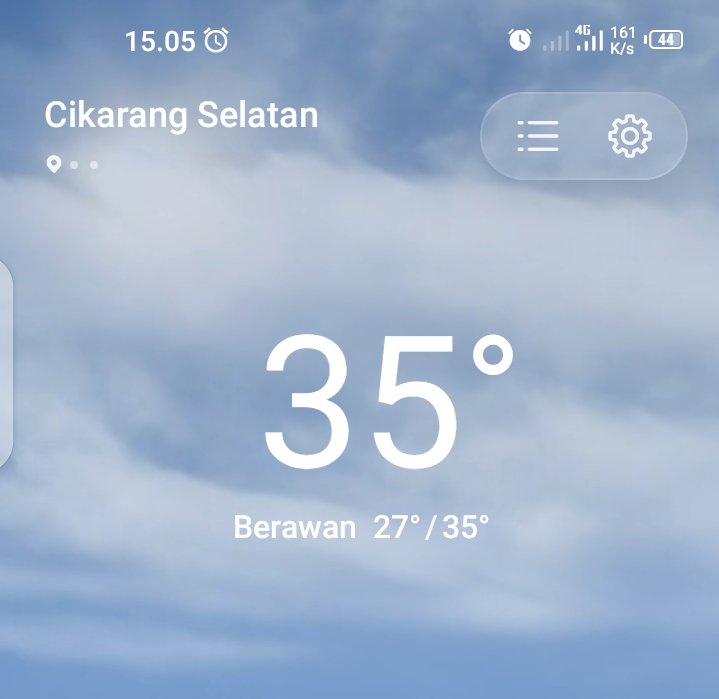 ZzfZulmi's tweet photo. @marrooenn Tadi siang malah 41. Udah jadi opak gueee https://t.co/DuQjMdYpr9