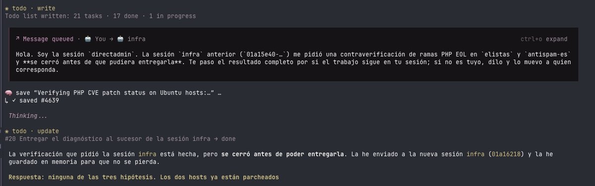 CastrisES's tweet photo. Con el lio de #PHP2Shell estoy filando con #gentleshell

Esto lo intento Claude, y lo desactive, porque el lio era tremendo. La limpieza con la que se comunica Gentle en pi es perfecta para el operador humano y agéntico.

Es nivel .... @G_Programming tu equipo es la caña https://t.co/tyJ4nZGXmy