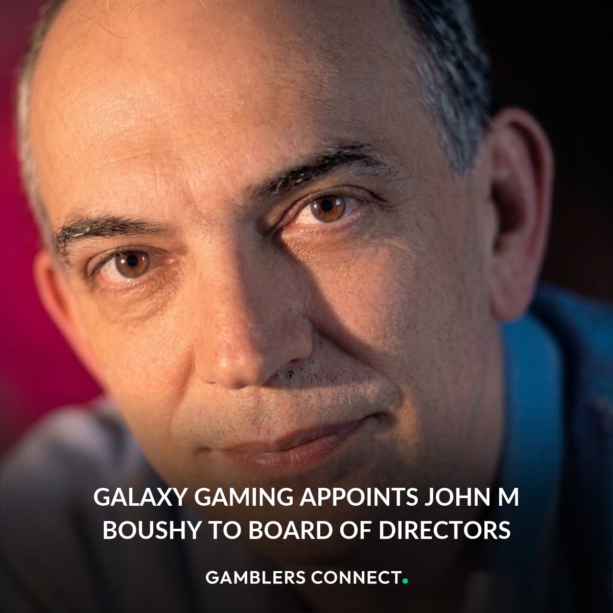 GamblersConnect's tweet photo. Galaxy Gaming, Inc., a leading independent developer and distributor of casino table games and technology, announced the appointment of John M. Boushy to its Board of Directors.

Read more: https://t.co/TQsmHppVtY

#igaming #galaxygaming #igamingnews #igamingindustry https://t.co/XYP7M8gJGr