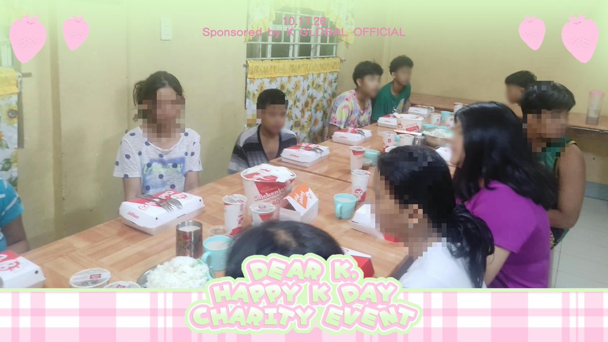 KGlobalOfficial's tweet photo. 👑 HAPPY K DAY 👑

HAPPY K DAY PHILIPPINES 🇵🇭

PART 1: K CHARITY EVENT
                 10.17.26
Grace Christian Mission Inc.
Antipolo City, Philippines🇵🇭

Sponsored by K Global Official 

$650 was donated by admin to succesfully complete K day charity in it's 4th year of event.

Note: Photos & videos are with consent
from the management.

#HAPPY_K_DAY
#andTEAM_K
#KeiysLOVE
@andTEAM_members