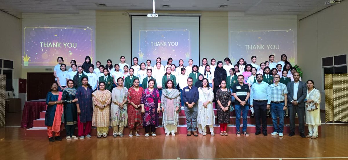 dpsshj's tweet photo. Classes 6 D and 6 E celebrated “The Power of Gratitude” at Delhi Private School Sharjah through music, reflection, an interactive game, a guest talk and student artwork. Their message resonated: appreciate the people around you and practise gratitude every day.
#DPSSharjah https://t.co/iYepdO8OjZ