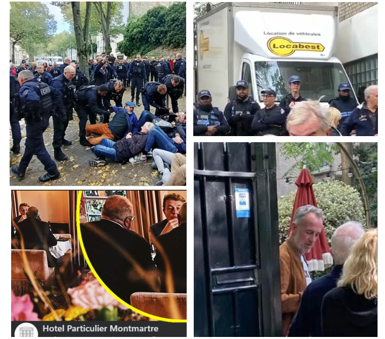 JCQDSE's tweet photo. Il y a deux ans exactement, la mairie de Paris envoyait sa police municipale, précédée par huit cars de CRS, expulser les boulistes de Montmartre. 

L'objectif était de confier le terrain à un établissement de luxe apprécié par la nomenklatura socialiste, Lejoindre, Grégoire, etc. Deux ans plus tard, le mirifique aménagement promis n'a pas été réalisé, la société concessionnaire utilise le jardin comme extension de terrasse, et elle ne paierait pas son loyer. 

Les boulistes eux ont été accueillis par le maire du 17e. Loin de Montmartre, sur un petit terrain.