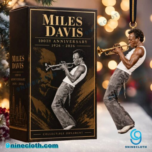 9ninecloth's tweet photo. Miles Davis 100th Anniversary 1926-2026 Ornament
Celebrate a century of jazz genius! Honor the legendary Miles Davis in 2026 with this exclusive centennial ornament. 🎷🎶 #MilesDavis #JazzLegend #MusicHistory #Centennial #JazzMusic
Buy here: https://t.co/2LQkuBEtF2 https://t.co/lFg73t1HgO