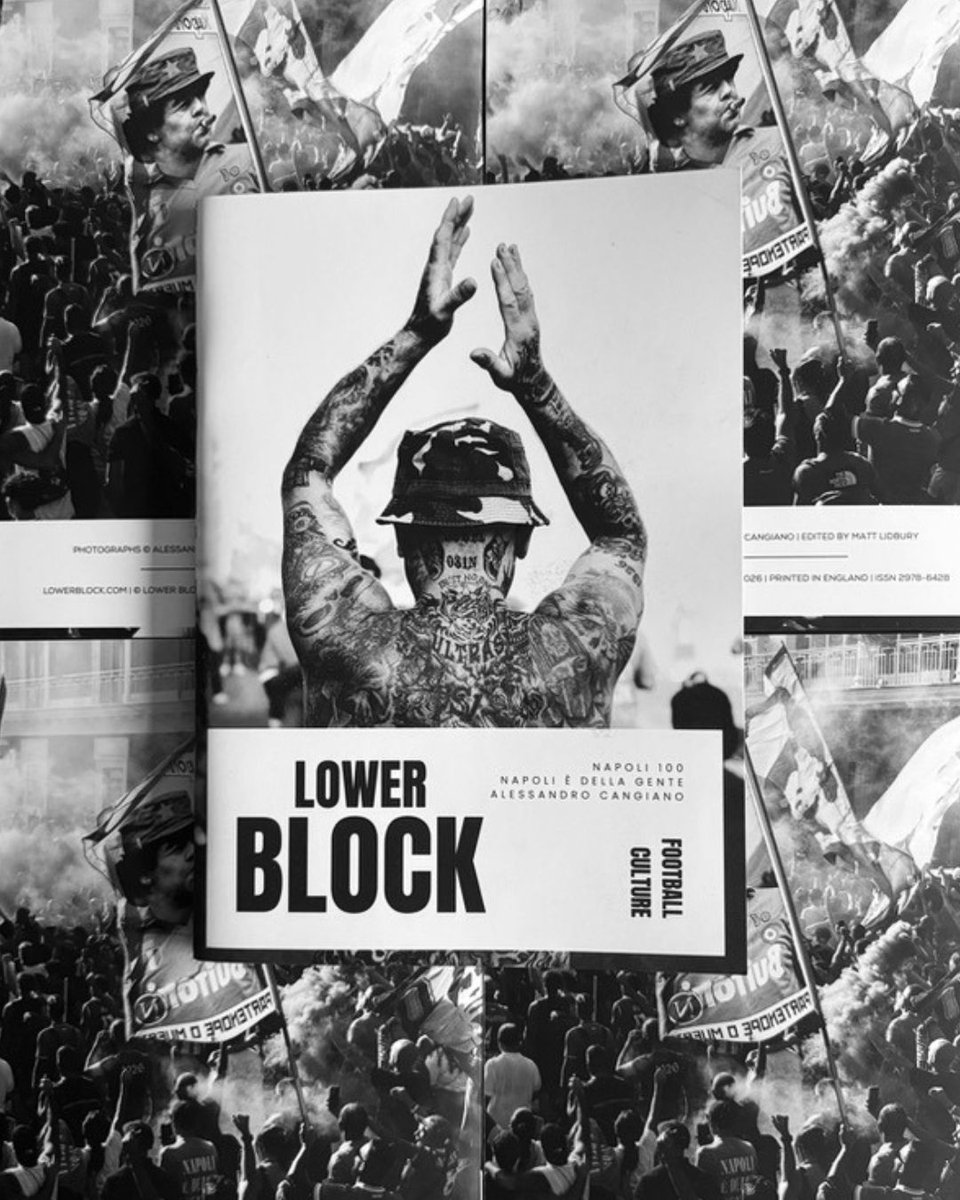 LowerBlock's tweet photo. NAPOLI 100 - OUT NOW!

Gritty, black-and-white street photography by Alessandro Cangiano. Napoli's ultras celebrate 100 years of their club in scenes resembling a biblical procession.

NAPOLI È DELLA GENTE

https://t.co/gr7hvNShQk #Napoli100 #SSCNapoli #Napoli https://t.co/z1cTRULidk